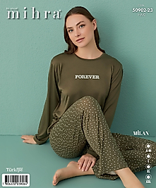 mihra milan sıfır yaka 2 li takım