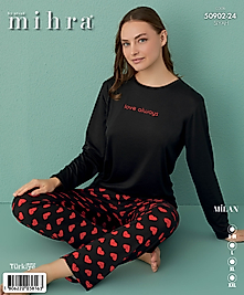 mihra milan sıfır yaka 2 li takım